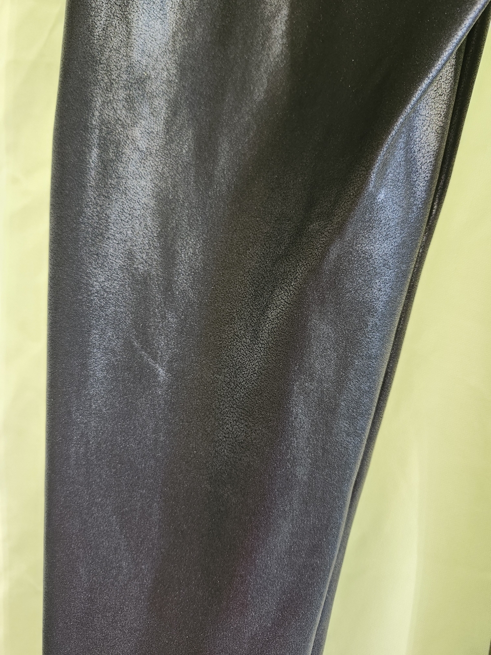 SPANX Black Leather Look Leggings - Picture 4 of 6